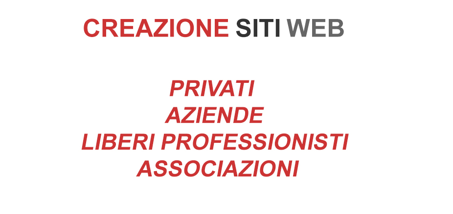 creazione siti web
